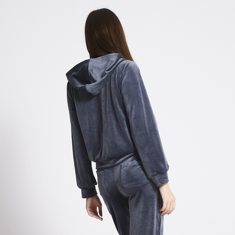 Velour hættetrøje "Ellie"